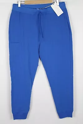 Mandala Women's Scrub Bottoms High Waist Jogger Royal Blue • $18.69