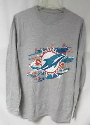 Miami Dolphins Men's Size Medium Long Sleeve T-Shirt C1 5483 • $16.99