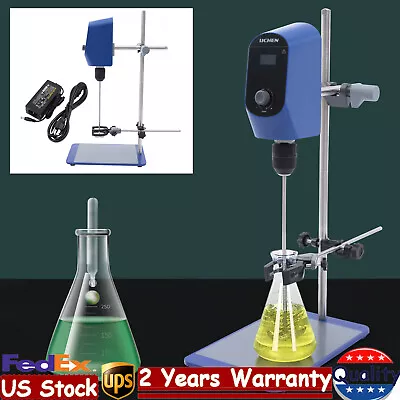 Heavy Duty Lab Digital Overhead Stirrer Lab Mixer Overhead Laboratory Mixer LCD • $161.50