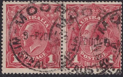 $11.05 • Buy 1d KGV Single Wmk IN PAIR CDS *POSTMARK   MOORA   WEST N AUSTRALIA WA