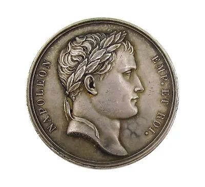 FRANCE 1807 NAPOLEON VICTORIES OF THE YEAR 41mm SILVER MEDAL - BY ANDRIEU • £395