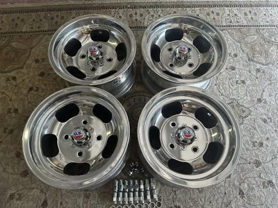 $899.99 • Buy VINTAGE SET 14x7   SLOT MAG WHEELS 4 On 130mm VW BEETLE PORSCHE 4-LUG BUG 914