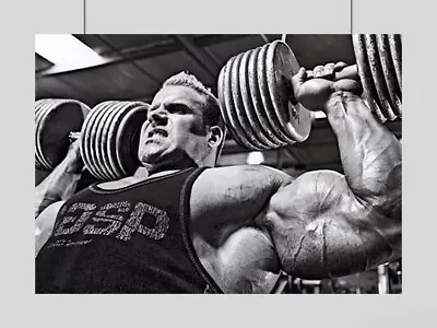 Jay Cutler Bodybuilding Poster Weightlifting Gym Print Mr Olympia  A3 A4 Size • £8.95
