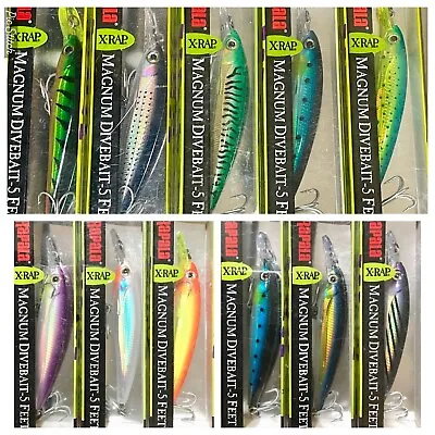 Rapala X-RAP Magnum Saltwater Divebait / Inshore Jerkbait XRAP MAG-5 -Pick Color • $14.95