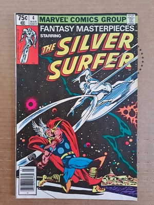 $5.50 • Buy Marvel Fantasy Masterpieces #4 Silver Surfer 1980 Vs. Thor BEAUTIFUL GRADE 