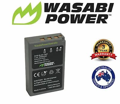 Wasabi Power (2000mAh) Battery For Olympus BLS-5 BLS-50 PS-BLS5 OM-D E-M10 • $33.50