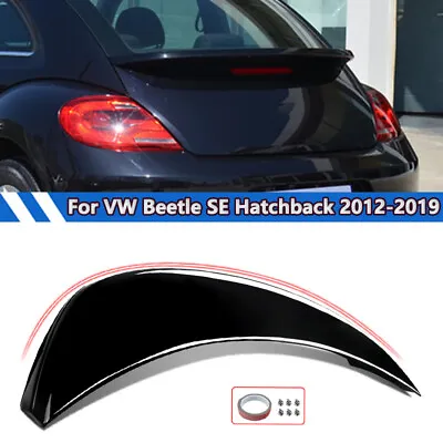 For 2012-2019 VW Beetle Rear Trunk Roof Spoiler Wing Gloss Black Factory Style • $78.23