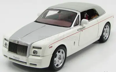 KYOSHO 2013 ROLLS ROYCE PHANTOM DROPHEAD CABRIOLET 2-DOOR WHITE 1:18*New*RARE!! • $599