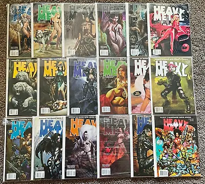 Heavy Metal Magazine Lot Of (18) 2004 2005 2006 2007 2008 2009 2010 Great Shape! • $139.99