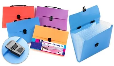 £4.29 • Buy Office Expanding File 13 Pockets A4 Storage File Folder Back To School