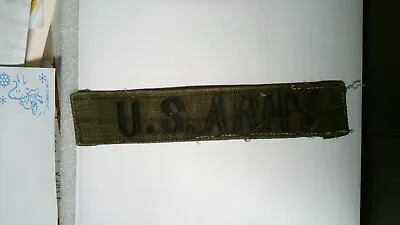 Military Patch Sew On Name Tape Tag Us Army Vietnam Theater Made Very Old • $4.99