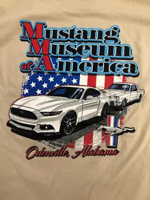 T-Shirt Mustang Museum Of America Gildan Brand Sizes Small To 3XL • $21.95