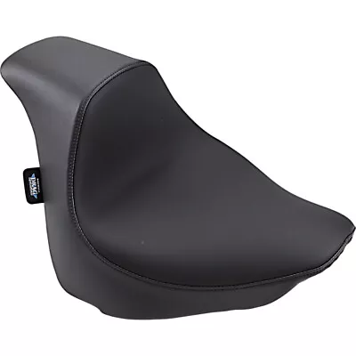 Drag Specialties EZ-Solo Seat Smooth Solar Leather FXFB 18+ (Black) 0802-1127 • $156.84
