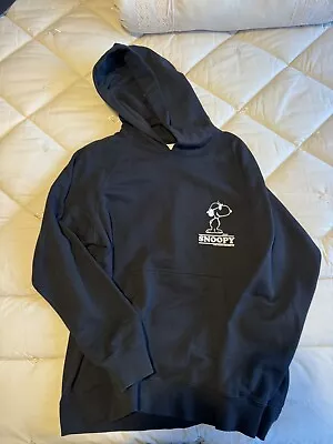 Mens Sandro X Snoopy Hoodie Hoody Black XL RRP +£100! 99p Start No Reserve! • £10.50