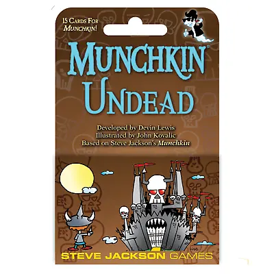 Munchkin Undead 15 Card Game Expansion Steve Jackson Games Booster SJG 1499 OOP • $20.29