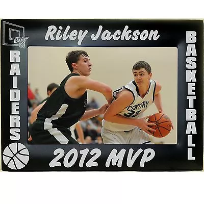 Personalized Metal Boys Girls Basketball Team Picture Photo Frames 4x6 5x7 8x10 • $14
