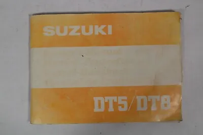 Suzuki DT5 DT8 Owners Manual PN 990119-8522-01M  HM428 • $16.99