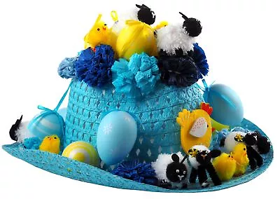 Boys Ready Made Decorated Easter Cowboy Hat Bonnet - Sheep • £16.99