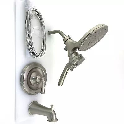 🆕 Moen 82611SRN Brecklyn Magnetix Tub & Shower Faucet W/ VALVE - Brushed Nickel • $88.97