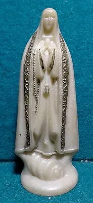 OUR LADY OF FATIMA Vtg 4.76  PLASTIC FIGURE STATUE • $19