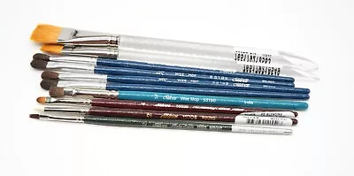 Vintage Silver Artist Paint Brushes Sets Of 10 ~ NEW ~ You Pick • $44.99