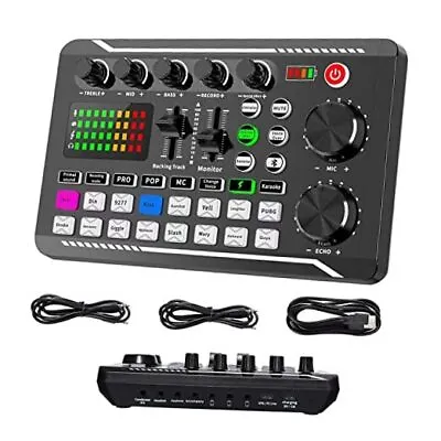 Professional Audio Mixer  Live Sound Card And Audio Interface F998 Sound Card • $66.06