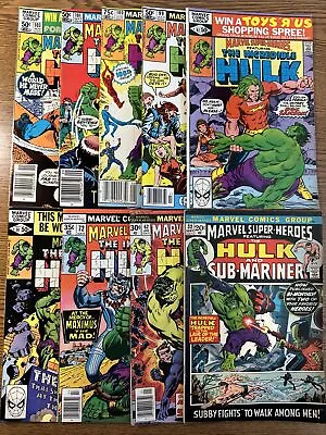 Marvel Super Heroes Featuring Hulk #32 62 72 91 92 100 101 103 Bronze Age Lot • $19.99