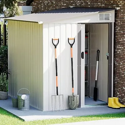 7x5 Ft Metal Garden Outdoor Storage Shed With Sliding Lockable Door And Vents • $239.99