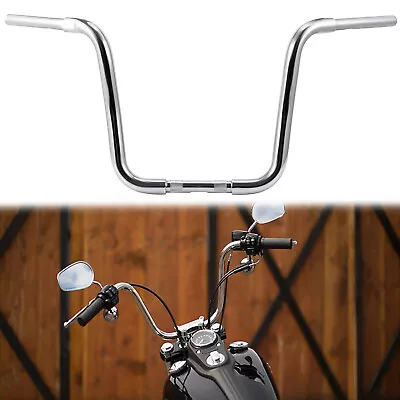 14  Rise Ape Hanger Handlebar Fat 1-1/4  For Harley Sportster Softail Road King • $85.95