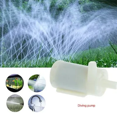 Small Miniature Silent Easy Diving Mini Water Pump Aquarium Fountain Aquarium • $4.03