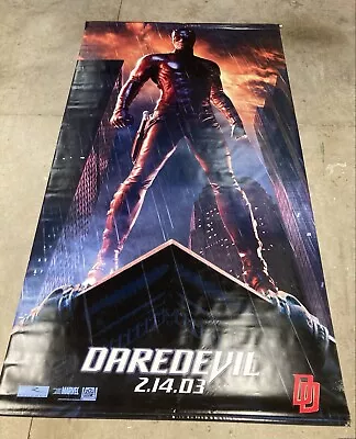 2003 Daredevil Movie Vinyl Banner Poster Theater Ad 59x108 (about 5’x9’) Marvel • $59.99