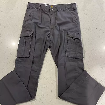 Carhartt G-Force Relaxed Fit Grey Cargo Work Pants Mens 38x34 • $29.99