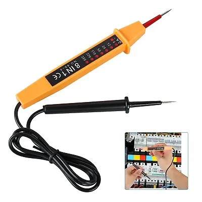 Electrical Voltage Equipment Tester Fuse Test Lamp Tester 8 In 1 Voltage Tester • £8.70