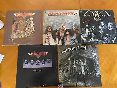 Aerosmith Vinyl Lot 5 Albums Clean VG++ • $22.50