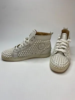 Christian Louboutin High-Top Sneakers Shoes Size 44 • $139