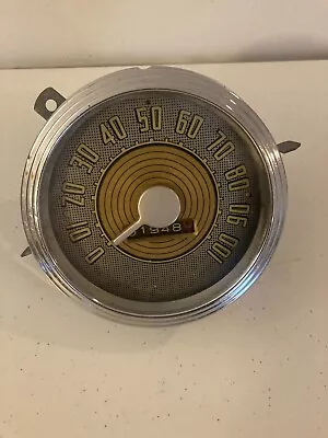 1948 Vintage Ford Speedometer Original. Gold And Silver Accents  • $79.99