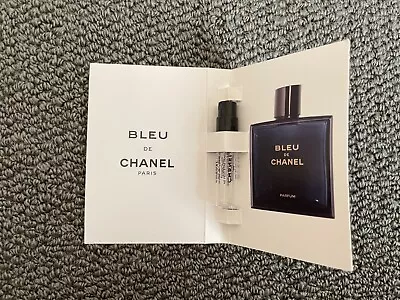 CHANEL Perfume Sample Bleu Men's Fragrance Parfum EMPTY 1.5mL • $15