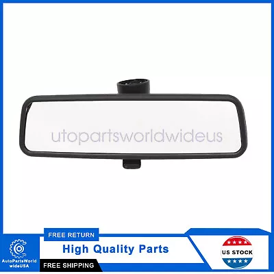 Black Rear View Interior Mirror For VW Golf MK4/MK5/MK6 Jetta Bora Passat B5 • $16.32