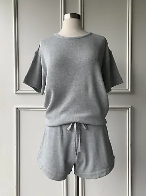 $60.40 • Buy | COUNTRY ROAD | Waffle Lounge Top + Shorts Grey SET | SIZE: XS,M,L,8,12,14