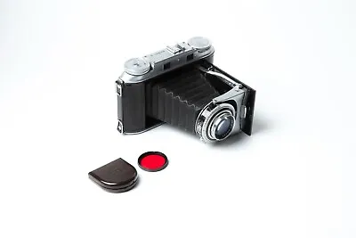 Voigtlander Bessa II 6X9 Film Camera W/105mm F3.5 Color-Skopar Lens + Red Filter • $499