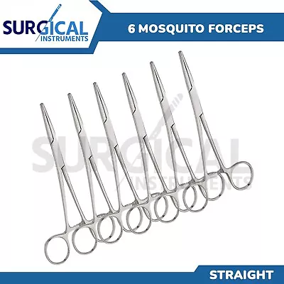 6 Mosquito Forceps 5.00  Straight German Grade Stainless Steel • $9.99