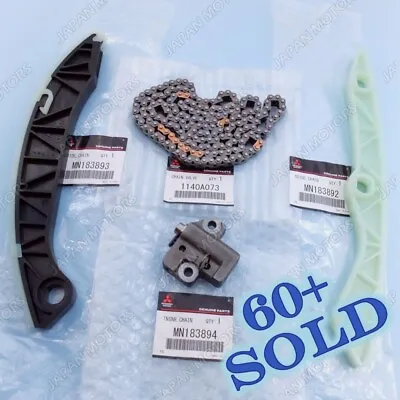 New GENUINE OEM Mitsubishi LANCER EVOLUTION X 10 4B11T TURBO Timing Chain Kit • $200.99