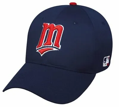 Minnesota Twins MLB OC Sports Hat Cap Navy Blue Red M Logo Adult Mens Adjustable • $16.99