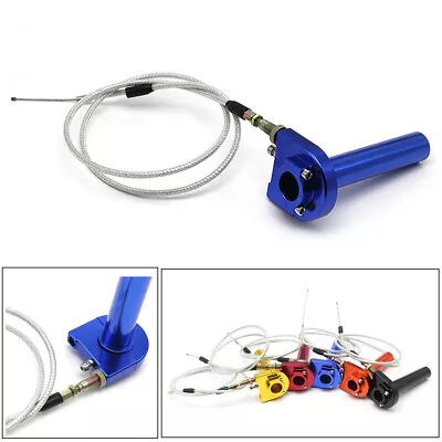 $17.51 • Buy 7/8'' Quick Action Throttle Grip & Cable For Pit Bike 50-125cc Motorcycle