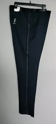 NWT New Express Blue Tuxedo Men's Pants 34 X 36 Slim Black  • $24.95