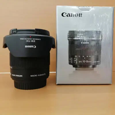 Canon Zoom Lens EF-S 10-18mm F/4.5-5.6 IS STM Lens • $577.72