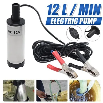 Fit For 12V Electric Submersible Water Oil Diesel Fuel Transfer Submersible Pump • $11.59