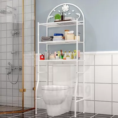 3 Tier Storage Rack Over Toilet/Bathroom/Laundry/Washing Machine Towel Shelf • $39.85