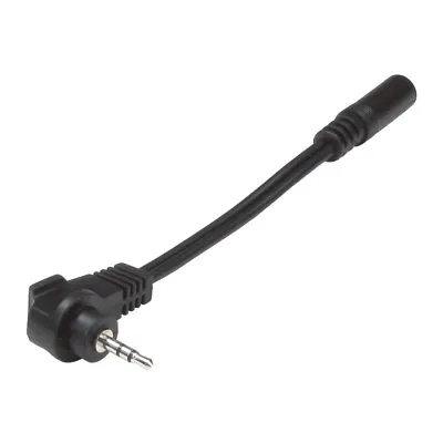Right Angle 2.5mm Stereo Jack Plug To 3.5mm Stereo Socket Extension Adapter Lead • £2.49