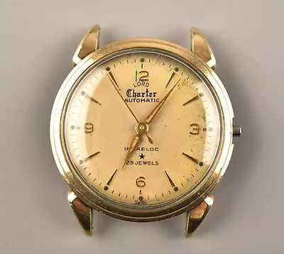 *10K Gold Filled LORD CHARTER AUTOMATIC Watch AS IS • $149.99